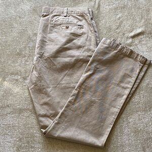 Polo by Ralph Lauren Men's Khaki Chinos 40T x 36 Flat Front